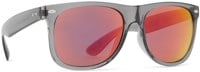 Dot Dash Kerfuffle Polarized Sunglasses - grey satin/black fire chrome polarized lens