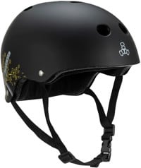 Triple Eight THE Certified Sweatsaver Skate Helmet - (sky brown) signature black